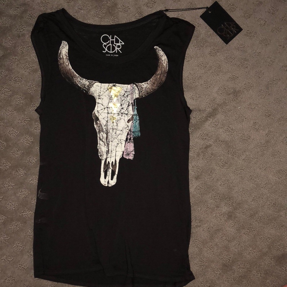 Skull tank top
